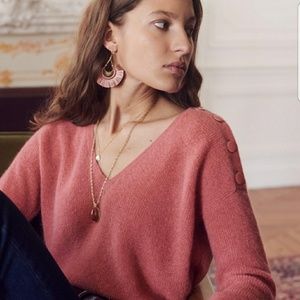 Sezane Nelson Peony Sweater size small